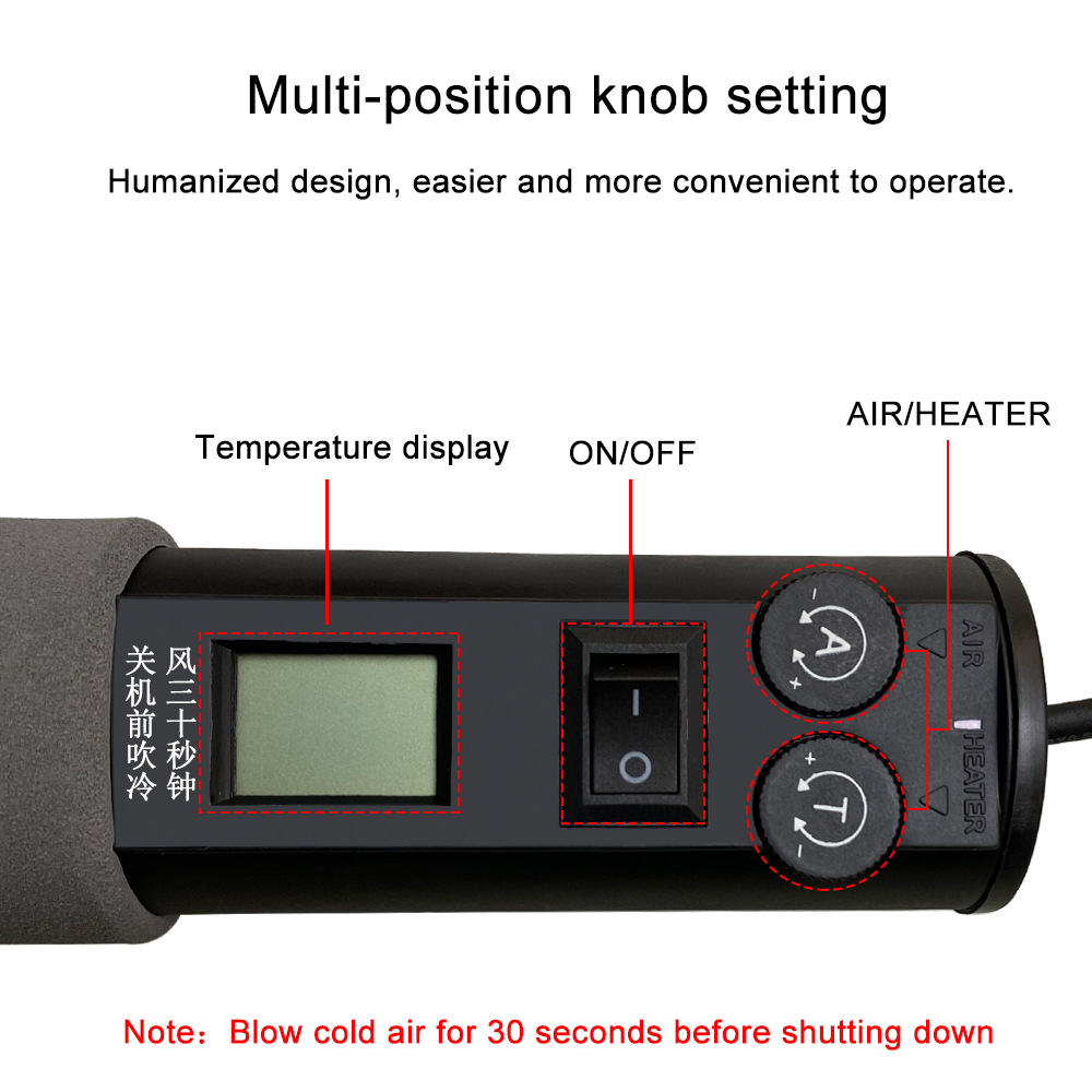 Có Thể Điều Chỉnh Kỹ Thuật Số  - đánh giá và giá Heat Gun Small