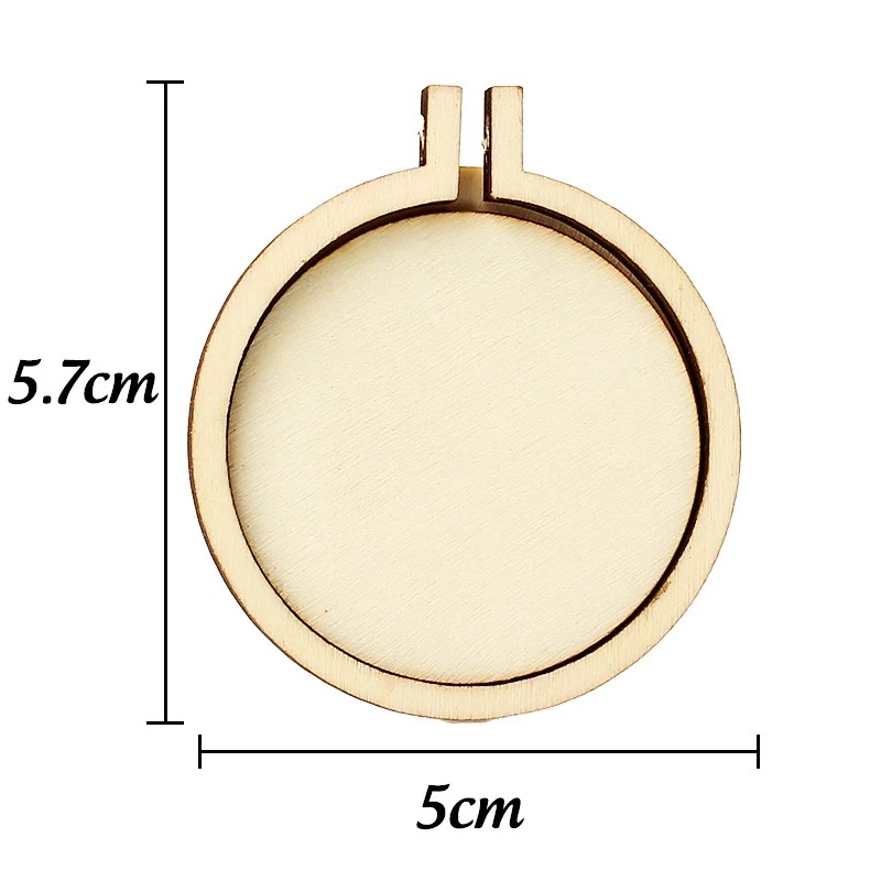 1/3/5pcs Wood Embroidery Hoop  - đánh giá và giá Wood Ring Blank