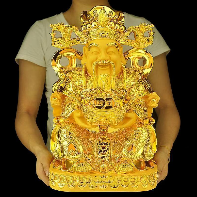 Feng Shui Gold God of Wealth L - đánh giá và giá Crafting Resin